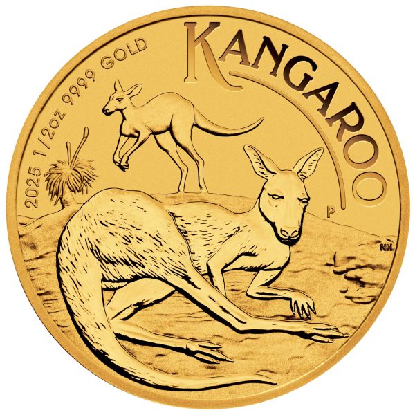 ½ ounce Perth Mint gold kangaroo coins
